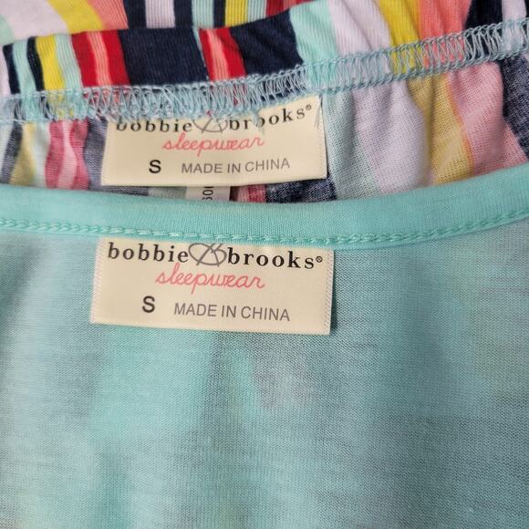 NEW Bobbie Brooks Pj Set Womens S Love Graphic Sleepwear Tee Lounge - Picture 4 of 15